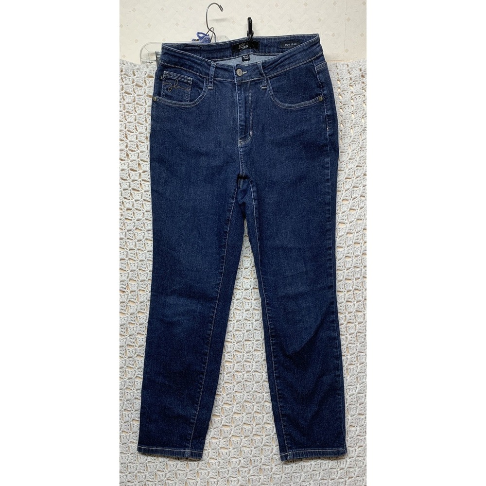 Judy Blue Jeans Womens Size 7/28 Blue‎ Denim Mom  Stretch High Rise W28 L27